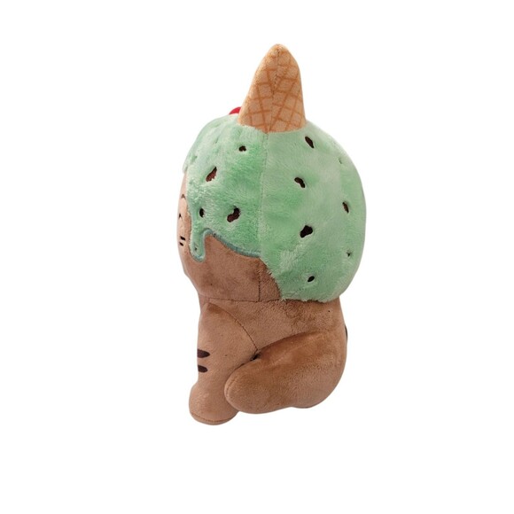 Moriah Elizabeth Plush Eustace Kitty Cat Ice Cream 12" Stuffed Animal Youtube - Picture 2 of 6